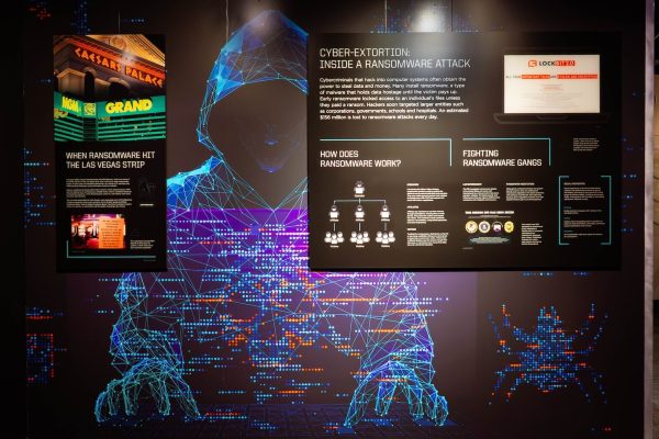 Cybercrime exhibit at Vegas Mob Museum tracks real-time attacks